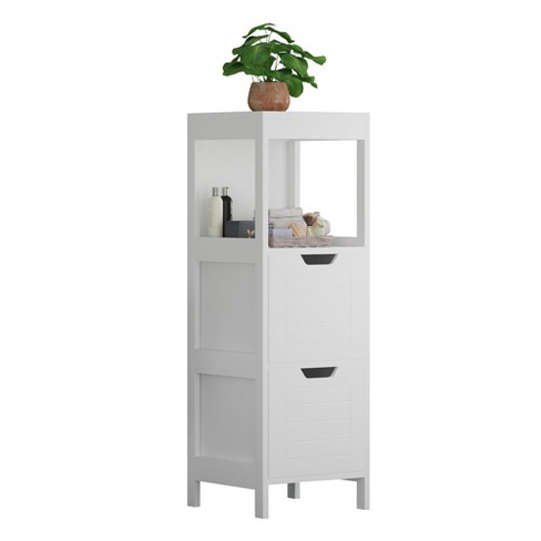 Sugift Bathroom Floor Cabinet, Wooden Storage Cabinet : Target