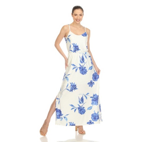 Target blue 2024 and white dress