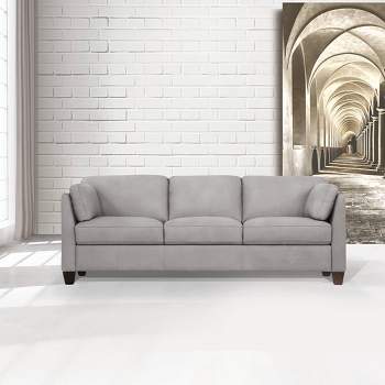 81" Matias Sofas Dusty White Leather - Acme Furniture