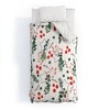 King Marta Barragan Camarasa Christmas Botany 003 Cotton Comforter & Sham Set White - Deny Designs: Holiday Bedding, Chambray - 2 of 3