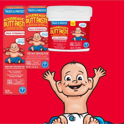 Boudreaux's Butt Paste Baby Diaper Rash Cream Maximum Strength - 14oz, image 6 of 11 slides
