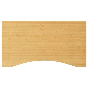VidaXL Desk Top 43.3 in.x23.6 in.x1 in. Bamboo - 1 of 4