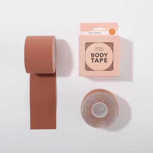 All.you.lively Women's Adhesive Strapless Backless Body Tape Roll - Warm  Oak One Size : Target