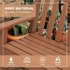 VINGLI Outdoor HDPE Bench, 49in Waterproof Poly Lumber Garden Bench, 2-3 Person Patio Bench with 800 lbs Weight Capacity for Park Yard Entryway - 4 of 4