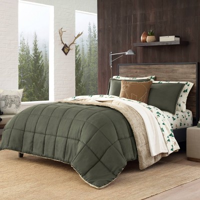 Eddie Bauer Twin Sherwood Comforter Set Green