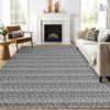 Indoor Modern Washable Soft Non Slip Area Rugs Contemporary Low Pile Floor Carpet for Bedroom Living Room Home Office - 3 of 4