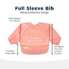 Tiny Twinkle Mess-Proof/Waterproof 2-Pack Long-Sleeve Baby Bib, Machine Washable Smock for Eating - 2 of 3