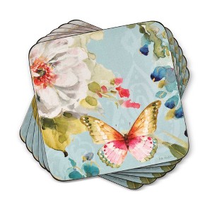 Pimpernel Colorful Breeze Coasters Set of 6 - 4.25" Square - 1 of 4