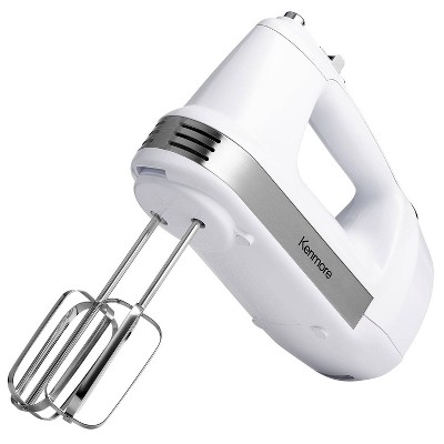 Hamilton Beach 5-Speed Silver Hand Mixer with Easy Clean Beaters