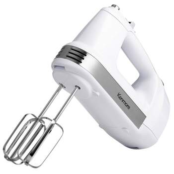 Proctor Silex 62509RY 5-Speed Hand Mixer, White