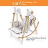 KTMBDW Baby Foldable High Chair, High Chairs for Babies and Toddlers, Height Adjustable Feeding Chair, Convertible Rocker, Lockable Wheels - 4 of 4
