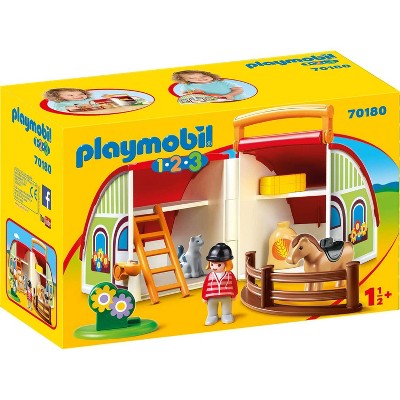 Playmobil  1.2.3: My Take Along Farm 70180