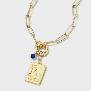 Bijoux Sport by Luv Aj MLB Gold Dog Tag Charm Necklace - 1 of 4