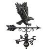 1979K Copper Majestic Eagle Weathervane - Black - Good Directions: Outdoor Decorative Sculpture, 40" Height, No Battery Required - 3 of 4