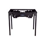 Stansport Outdoor Double Burner Stove With Stand