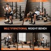 Adjustable Weight Bench Set with Squat Rack- 8 in 1 Strength Training Workout Equipment with Leg Extension Leg Curl and Preacher Curl for Home Gym - 4 of 4