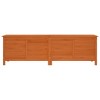 vidaXL Patio Storage Box Brown 78.1 in.x19.7 in.x22.2 in. Solid Wood Fir - 4 of 4