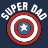 Men's Marvel Super Dad Captain America Shield Long Sleeve Shirt - 2 of 4