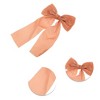 Unique Bargains Elegant Bow Ribbon Duckbill Hair Clips Hairdo Clip 1 Pc - 3 of 4