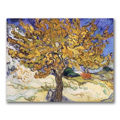 Trademark Fine Art -Vincent Van Gogh 'Mulberry Tree 1889' Multi Panel Art Set