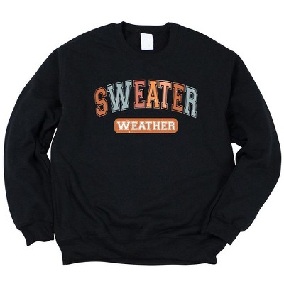 Simply Sage Market Women's Graphic Sweatshirt Varsity Sweater Weather