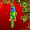 Metzler Bros. 5.25 In Parrot 2 Christmas Tree Ornament , Christmas Decor Vibrant Parrot (1PC) - 2 of 4