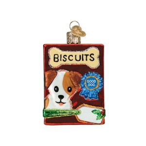 Old World Christmas Blown Glass Ornament for Christmas Tree, Doggy Treats - 1 of 4