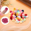 Unique Bargains Polyester Lightweight Smooth Texture Durable Ribbon Roses 100 Pcs - 4 of 4