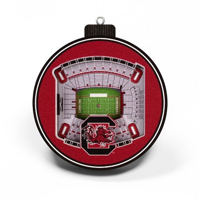 NCAA South Carolina Gamecocks 3D Stadium View Ornament