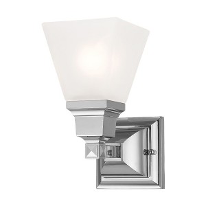Livex Lighting Mission 1 - Light Vanity in  Polished Chrome - 1 of 4