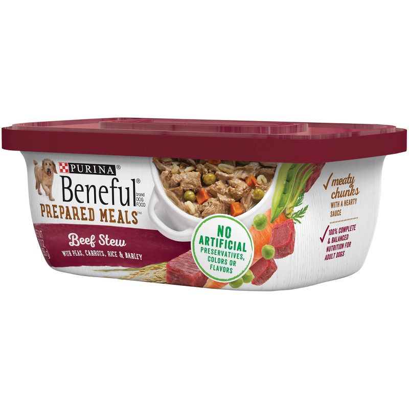 Purina Beneful Prepared Meals Stew Recipes Wet Dog Food - 10oz, 5 of 7