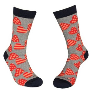 Heart Pattern Sock (Love) from the Sock Panda (Women's Sizes Adult Medium) - 1 of 3