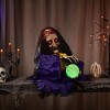 Northlight Lighted and Animated Fortune Teller Halloween Decoration - 20" - Multicolor Lights - 2 of 4