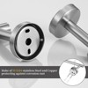 Itopfox 10-Piece Bathroom Hardware Set, Stainless Steel Towel Bar with Hooks, Rings & Toilet Paper Holder, Durable & Rust-Resistant - 3 of 4