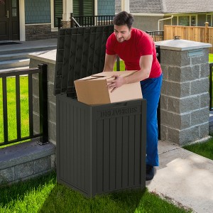 Gulches 48 Gallon Large Package Drop Box Lockable Lid for Secure Deliveries, Bold "Deliveries" Sign, Weather-Resistant Durable Build - 1 of 4