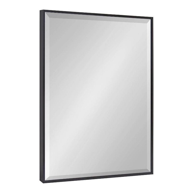 22.7&#34; x 28.7&#34; Rhodes Rectangle Wall Mirror Black - Kate &#38; Laurel All Things Decor, 1 of 8