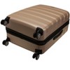 Rockland Melbourne Hardside Expandable Luggage with Spinner Wheels Champagne Checked Large 28" - 2 of 4