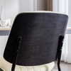 Dining Chairs Set Of 2, Kitchen Chairs With 4 Metal Legs, Adjustable Foot Pads, Waterproof Mid Century Accent Guest Chair For Dining Room, Kitchen - 4 of 4