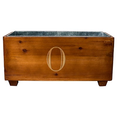 Cathy's Concepts Personalized Wooden Wine Trough - O