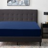 Fitted Sheet Only - Extra Deep Pocket up to 16" No-Pop Off Elastic Bottom Sheets Ultra-Soft Brushed Microfiber - Cotton Passion - 2 of 4