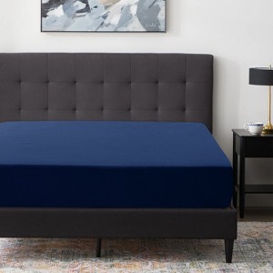 Fitted Sheet Only - Extra Deep Pocket up to 16" No-Pop Off Elastic Bottom Sheets Ultra-Soft Brushed Microfiber - Cotton Passion - 1 of 4