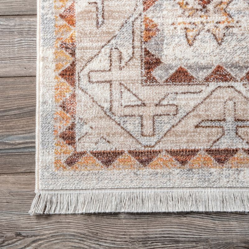 nuLOOM Zahra Faded Native Panels Area Rug, 6 of 11