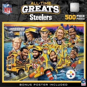 MasterPieces 500 Piece Puzzle - NFL Pittsburgh Steelers All-Time Greats - 1 of 4