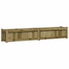 vidaXL Garden Planter 70.9"x12.2"x12.2" Impregnated Wood Pine - 2 of 4