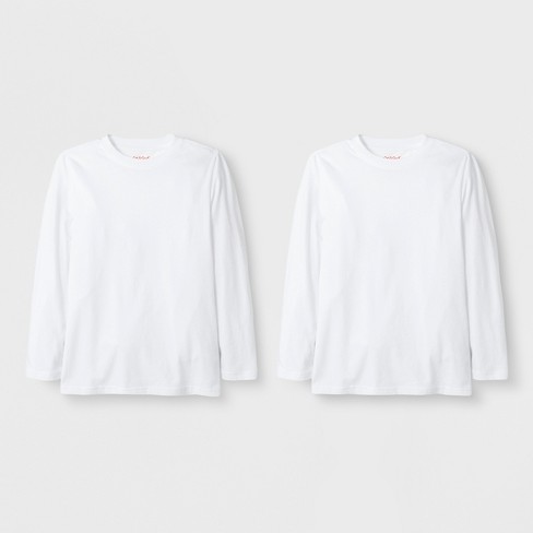 White Long Sleeve Undershirt : Target