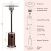 Costway 50000 BTU Propane Patio Heater Standing Steel with Wheels Grey/Black/Silver - 3 of 4