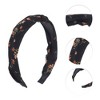 Unique Bargains Grace Floral Pattern Wide Cross Knot Headbands1 Pc - 3 of 4