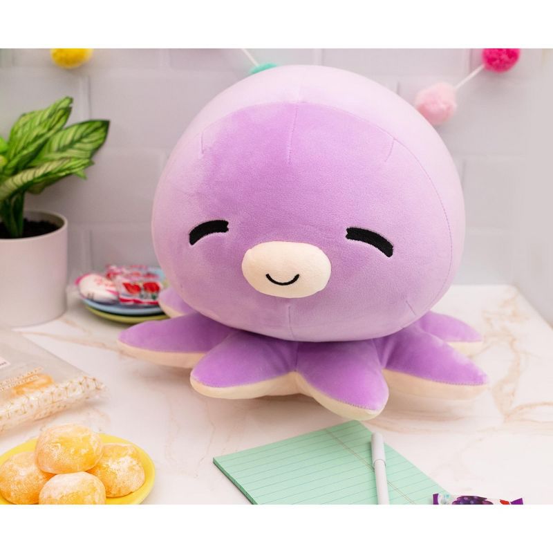 Toynk MochiOshis 12-Inch Character Plush Toy Animal Purple Octopus | Ibuki Inkyoshi, 5 of 8