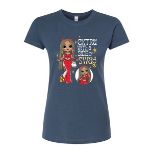 Women's - LOL Surprise! - Extra w/ a Side of Swag Fitted Graphic T-Shirt - 1 of 3