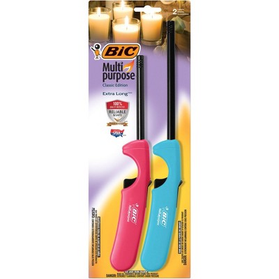 BIC Multi-Purpose Classic Edition and Extra Long Lighters - 2ct